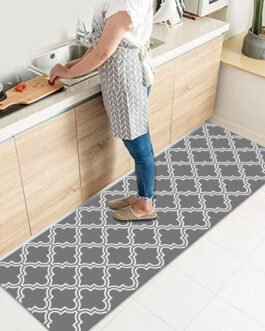 Beautiful Kitchen Bathroom Non-Slip Washable Floor Mat Living Room Bedroom Bed Side Rug Waterproof Carpet