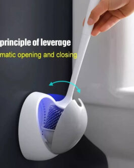 TPR Silicone Toilet Brush No Dead Corners Efficient Decontamination Easy Corner Clean Toilet Cleaning Tool